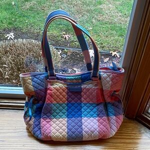 Vera Bradley Patchwork Quilted Tote Bag